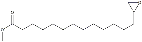 14,15-Epoxypentadecanoic acid methyl ester 구조식 이미지
