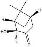 (1S,2S,5S)-2-Hydroxy-2,6,6-trimethylbicyclo[3.1.1]heptane-3-one 구조식 이미지