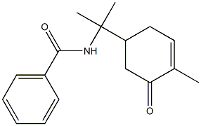 8-(Benzoylamino)-p-menth-6(1)-en-2-one Structure