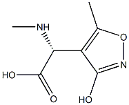 (R)-2-(Methylamino)-2-(3-hydroxy-5-methylisoxazol-4-yl)acetic acid Structure