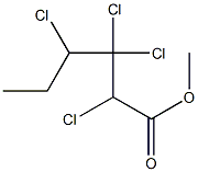 2,3,3,4-Tetrachlorohexanoic acid methyl ester Structure