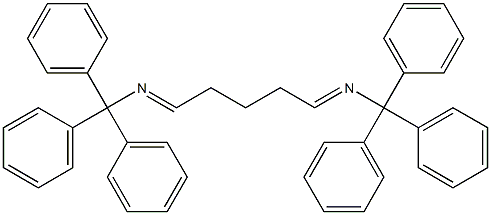 N,N'-Ditritylpentane-1,5-diimine 구조식 이미지