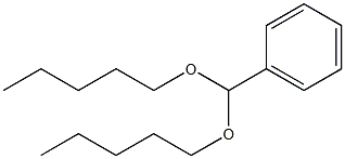 Benzaldehyde dipentyl acetal Structure