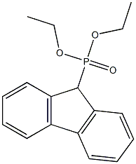 (9H-Fluoren-9-yl)phosphonic acid diethyl ester 구조식 이미지