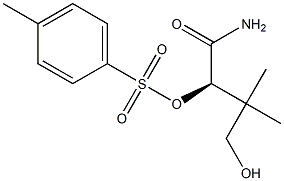 [R,(+)]-4-Hydroxy-3,3-dimethyl-2-p-tolylsulfonyloxybutyramide Structure