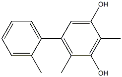 2,4-Dimethyl-5-(2-methylphenyl)benzene-1,3-diol 구조식 이미지