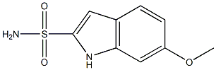 6-Methoxy-1H-indole-2-sulfonamide 구조식 이미지