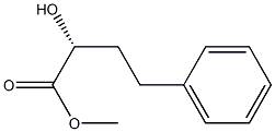 (R)-2-Hydroxy-4-phenylbutanoic acid methyl ester 구조식 이미지