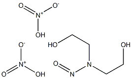 2,2'-(Nitrosoimino)diethanol dinitrate Structure
