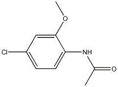 2-Acetylamino-5-chloroanisole 구조식 이미지