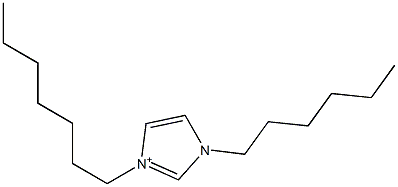 1-Hexyl-3-heptyl-1H-imidazol-3-ium 구조식 이미지