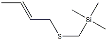 (E)-1-Trimethylsilylmethylthio-2-butene 구조식 이미지