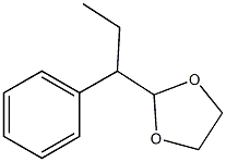 2-(1-Phenylpropyl)-1,3-dioxolane 구조식 이미지