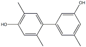 2',5,5'-Trimethyl-1,1'-biphenyl-3,4'-diol 구조식 이미지