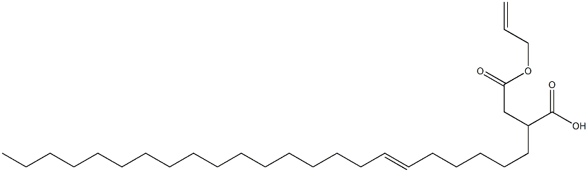 2-(6-Tricosenyl)succinic acid 1-hydrogen 4-allyl ester 구조식 이미지