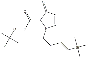 1-(4-Trimethylsilyl-3-butenyl)-2,3-dihydro-2-hydroxy-3-oxo-1H-pyrrole-2-carboxylic acid tert-butyl ester Structure