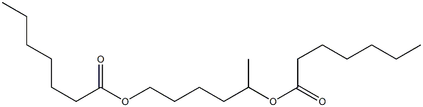 Diheptanoic acid 1,5-hexanediyl ester Structure