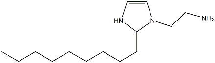 1-(2-Aminoethyl)-2-nonyl-4-imidazoline 구조식 이미지