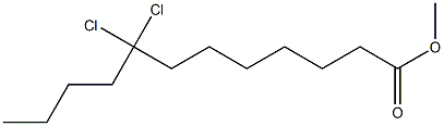 8,8-Dichlorolauric acid methyl ester 구조식 이미지