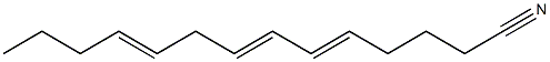 5,7,10-Tetradecatrienenitrile Structure