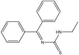 N-Ethyl-N'-diphenylmethylenethiourea 구조식 이미지