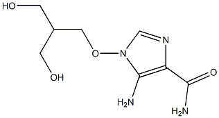 5-Amino-1-[3-hydroxy-2-(hydroxymethyl)propyloxy]-1H-imidazole-4-carboxamide 구조식 이미지