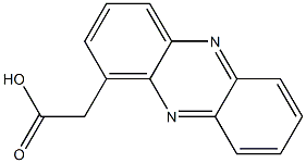 Phenazine-1-acetic acid Structure