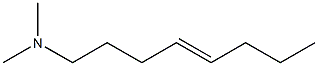 N,N-Dimethyl-4-octen-1-amine 구조식 이미지