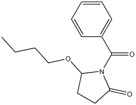5-Butoxy-1-[benzoyl]pyrrolidin-2-one Structure