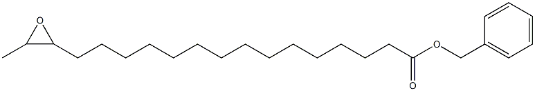 16,17-Epoxystearic acid benzyl ester 구조식 이미지