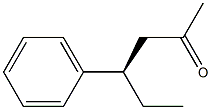 (4R)-4-Phenylhexane-2-one Structure