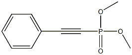 Phenylethynylphosphonic acid dimethyl ester 구조식 이미지