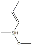 Methoxy(methyl)(1-propenyl)silane 구조식 이미지