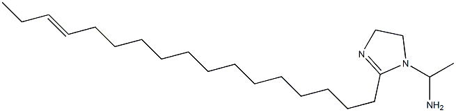 1-(1-Aminoethyl)-2-(14-heptadecenyl)-2-imidazoline Structure