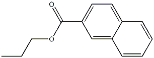 Naphthalene-2-carboxylic acid propyl ester 구조식 이미지