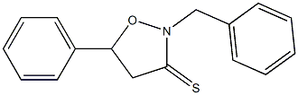 2-(Benzyl)-5-phenylisoxazolidine-3-thione Structure