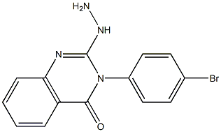 2-Hydrazino-3-(4-bromophenyl)quinazolin-4(3H)-one Structure