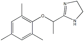 2-[1-(4-Methyl-2-methyl-6-methylphenoxy)ethyl]-2-imidazoline 구조식 이미지