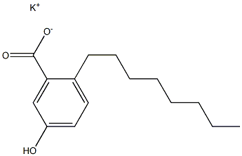 2-Octyl-5-hydroxybenzoic acid potassium salt 구조식 이미지