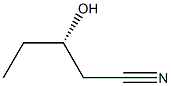 (3S)-3-Hydroxypentanenitrile 구조식 이미지