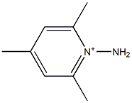 1-Amino-2,4,6-trimethylpyridinium 구조식 이미지