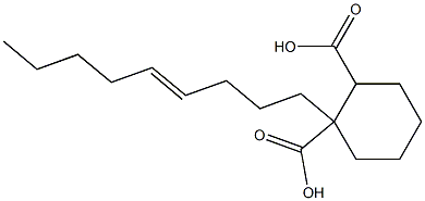 Cyclohexane-1,2-dicarboxylic acid hydrogen 1-(4-nonenyl) ester Structure