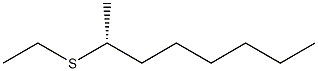 [R,(-)]-Ethyl 1-methylheptyl sulfide Structure