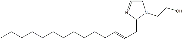 2-(2-Tetradecenyl)-3-imidazoline-1-ethanol 구조식 이미지