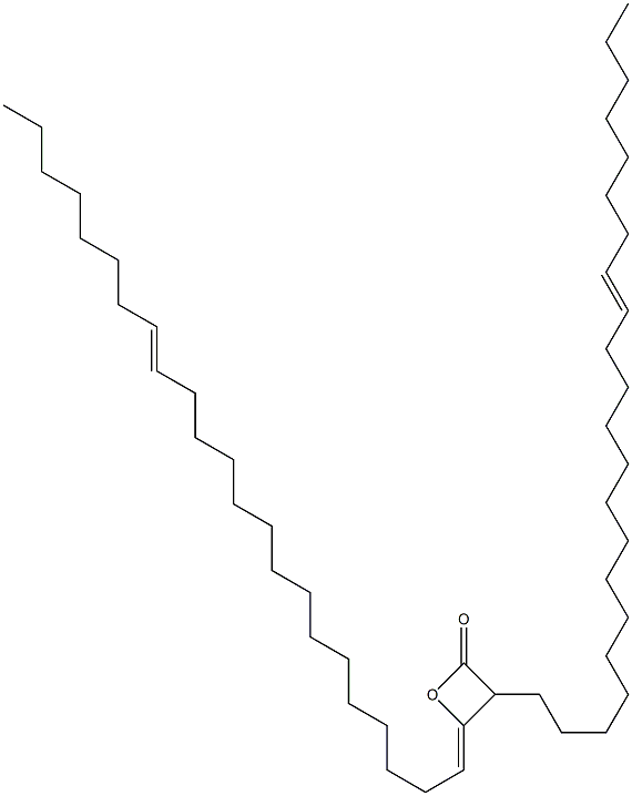 3-(14-Docosenyl)-4-(15-tricosen-1-ylidene)oxetan-2-one Structure