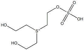 Bis(2-hydroxyethyl)[2-(sulfooxy)ethyl]sulfonium 구조식 이미지