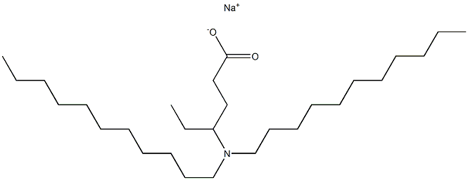 4-(Diundecylamino)hexanoic acid sodium salt Structure