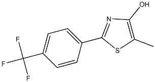 2-(4-Trifluoromethylphenyl)-5-methylthiazol-4-ol Structure