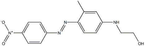 4-[N-(2-Hydroxyethyl)amino]-4'-nitro-2-methylazobenzene 구조식 이미지