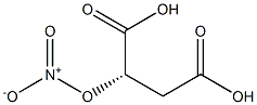 [S,(-)]-2-(Nitrooxy)succinic acid 구조식 이미지